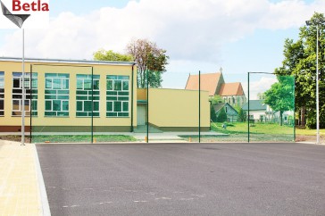 Siatki Pabianice - Siatka na ogrodzenie szkolnego boiska, polipropylenowa dla terenów Pabianic